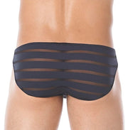 Gregg Homme Brief Encore Semi See-Through Slip Navy 160603 115