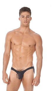 Gregg Homme Brief Encore Semi See-Through Slip Navy 160603 115