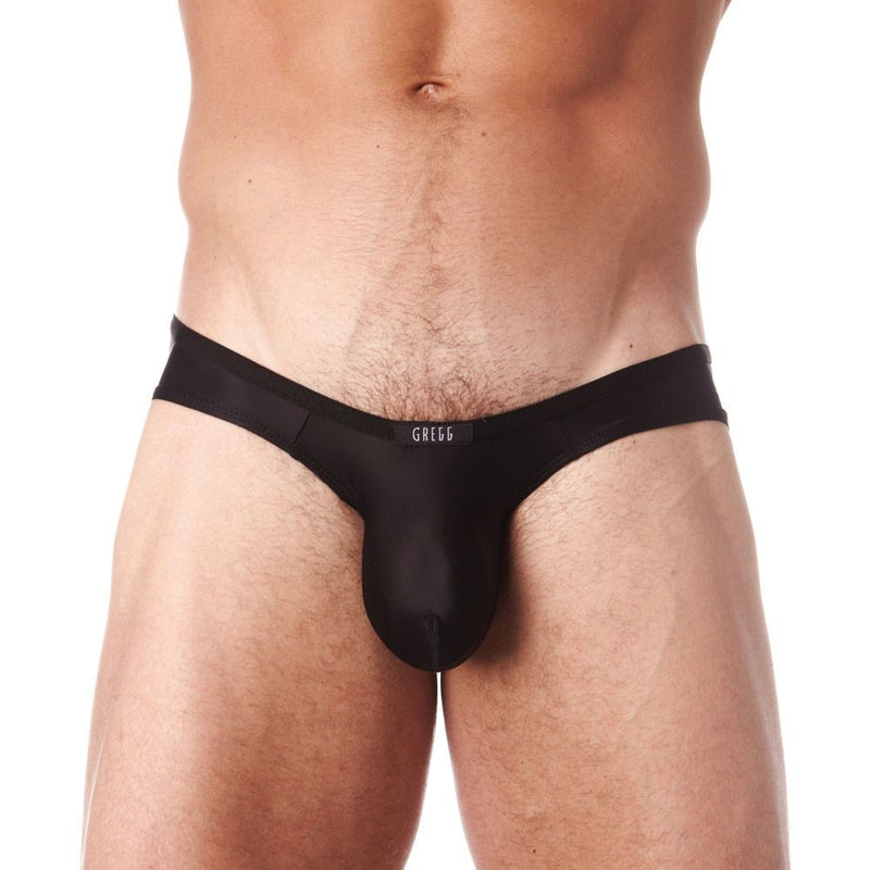 Gregg Homme Brief Voyeur Liquid Touch Briefs Black 100603 512