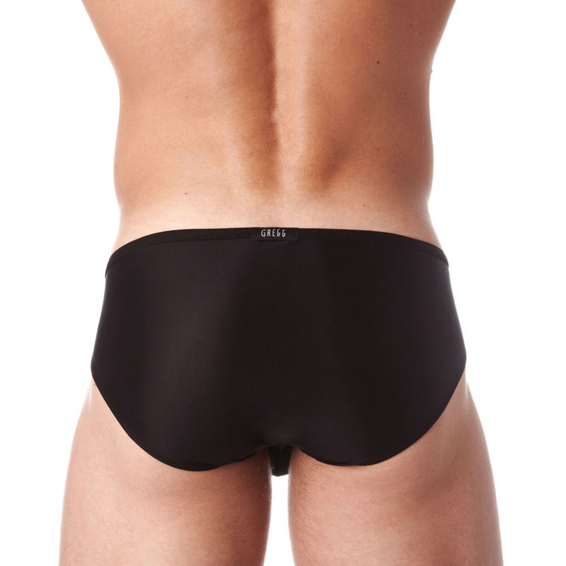 Gregg Homme Brief Voyeur Liquid Touch Briefs Black 100603 514