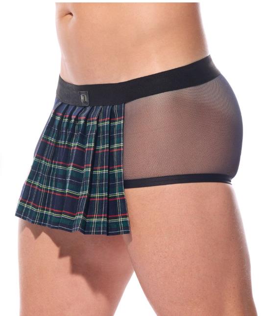 Gregg Homme Kilt Boxer Brief Combo KINKILT With Soft Mesh Navy 210505 GT31