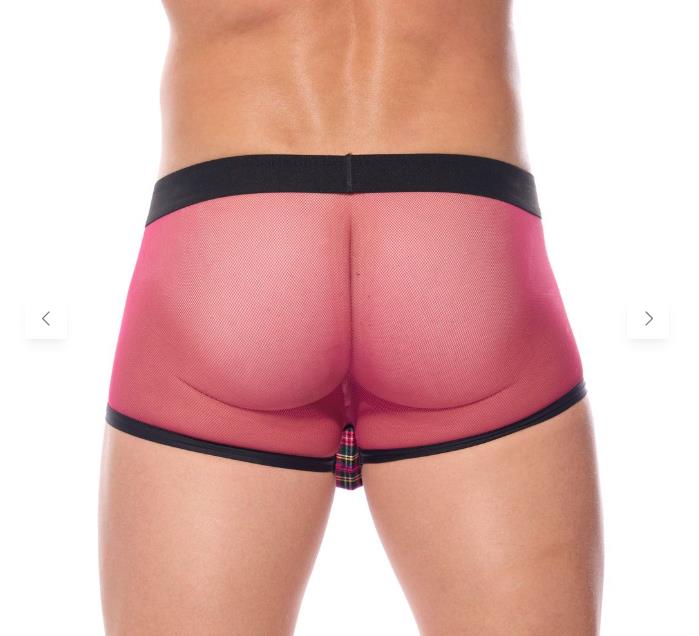 Gregg Homme Kilt Boxer Brief Combo KINKILT With Soft Mesh Pink 210505 GT36