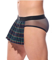 Gregg Homme Kilt Brief Combo Open Pouch KINKILT Soft Mesh Navy Briefs 210503 GT42