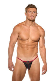 Gregg Homme See - Through String THORN Sheer Black 200014 G524