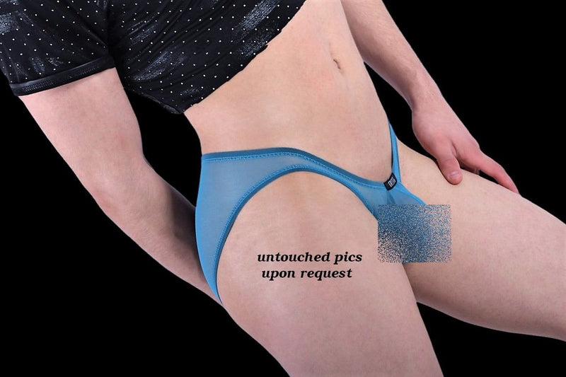 GREGG HOMME Sheer Briefs Kasanova See - Through Brief C - Ring Light Blue 343