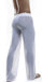 Joe Snyder Sexy Sweatpants Sheer Lounge Pants White Mesh JS30 33