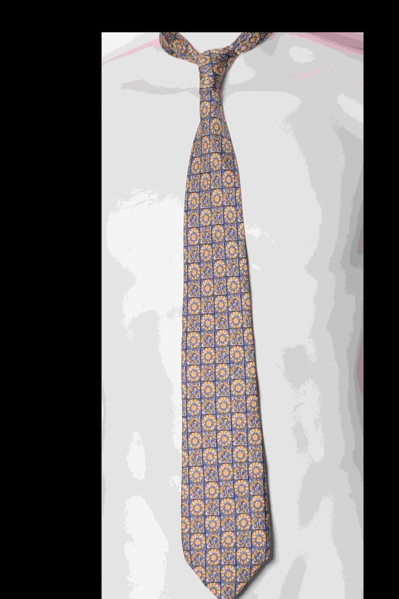 KITON Napoli Chic ART Men's neck Tie 100% Silk 58'' long K232