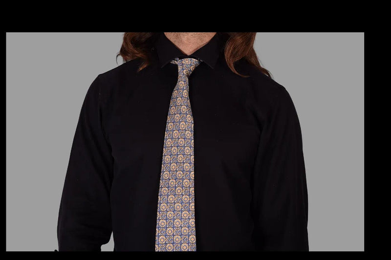 KITON Napoli Chic ART Men's neck Tie 100% Silk 58'' long K235