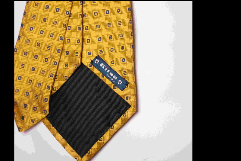 KITON Napoli Chic ART Men's neck Tie 100% Silk 58'' long K294