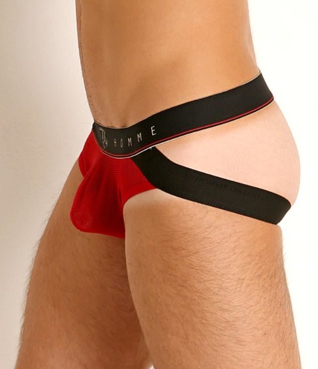 LARGE Gregg Homme 2XPOSED Jockstrap Red 180134 13