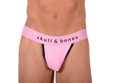Large SKULL & BONES Jockstrap Limited Edition Pink Mesh 21