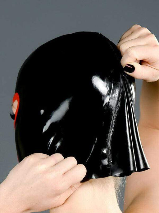 Latex Mask Eyes And Nose Rubber Mask Polymorphe Latex Mask With Back Zip A - 02 32