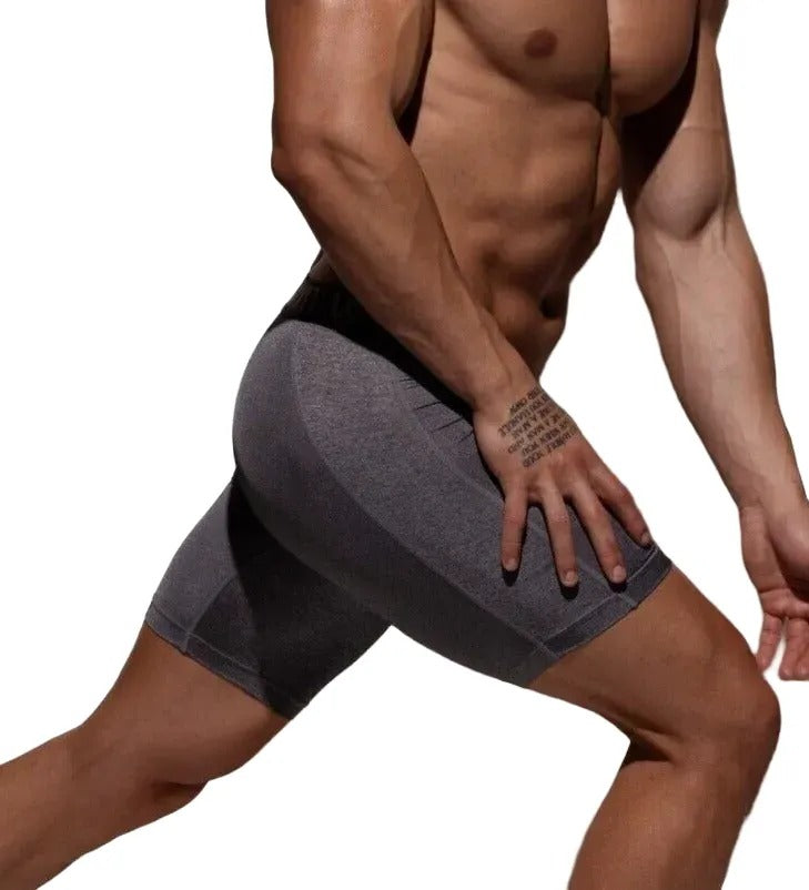 LVW AMSTERDAM Tight Sport Shorts Gym Jammer Activewear Charcoal 20