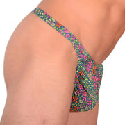 M SMU Sensual Thong Deep Green Garden 33579 MX135