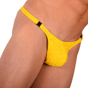 M SMU Sexy Detachable Yellow Thong 33913 MX183