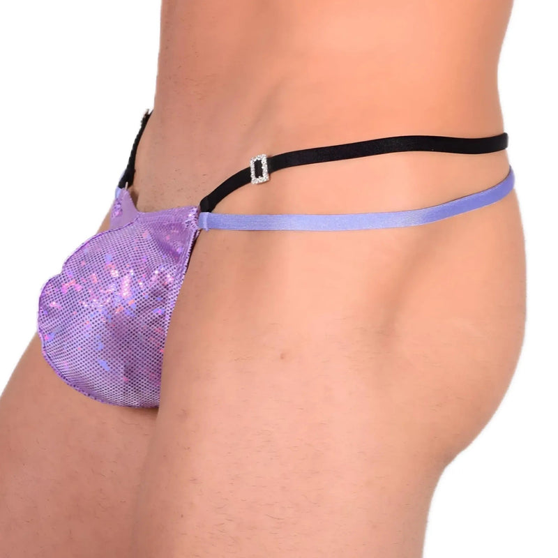 M SMU Sexy Party Purple Thong 33543 MX131