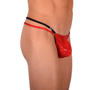 M SMU Sexy Red Party Special Thong 33921 MX185