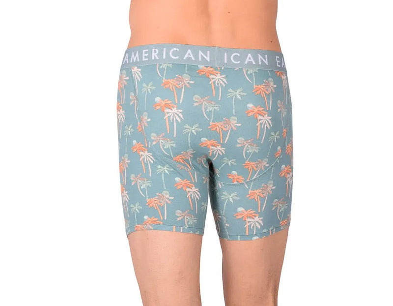 Medium Boxer American Eagle With Fly Front Palm Trees AE14