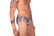 Medium Brief PIKANTE Clay Anatomic Briefs Shaped Pouch Tiger Print 8718 28