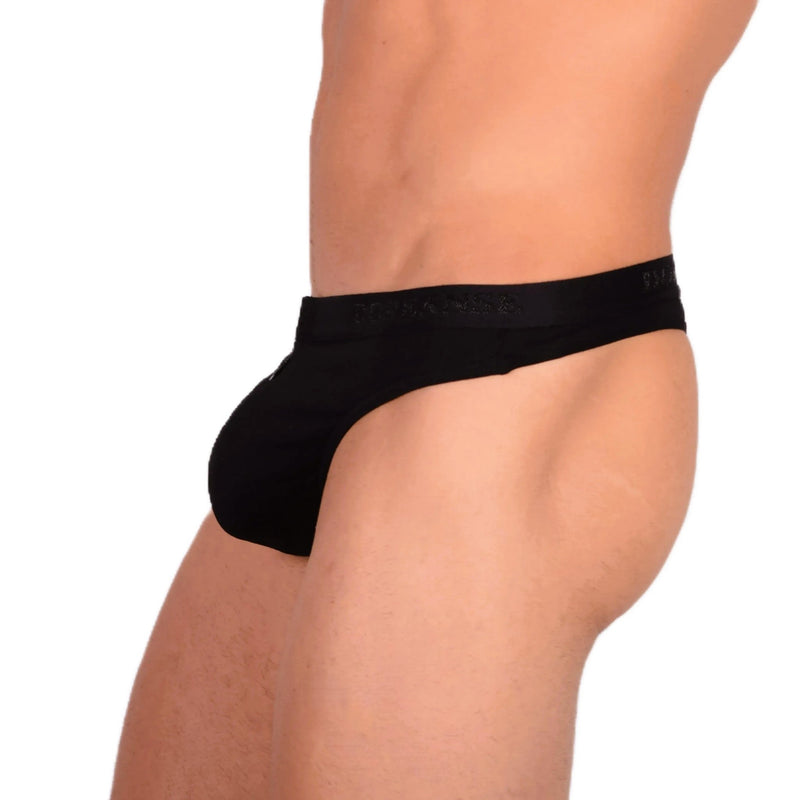 Medium DOREANSE Mens Zipper Thong Black 1354 133