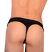 Medium DOREANSE Mens Zipper Thong Black 1354 13 - SexyMenUnderwear.com