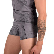 Medium Gregg Homme Kit T-Shirt & Boxer Black/Grey 33659 MX142