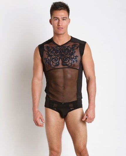 Medium Kit Gregg Homme Cobalt Brief and Tank top 133103 - 122 MX89