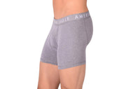 Medium Long Boxer American Eagle Fly Front Boxer Brief Grey AE11