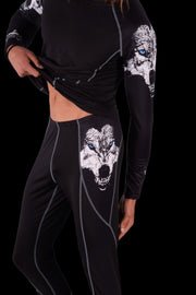 Medium SMU Limited Long sleeves Shirt & Legging Printed Wolf 1151594