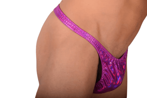 Medium SMU Swim Tanning Wear Thong Purple Flash SX 1006222