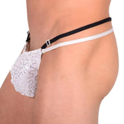 M/L SMU Sexy Pure White Party Thong 33546 MX133