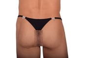 M/L SMU Thong Rhinestones Black 32''34'' Waist MX10 1005554