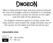 MOB DNGEON Cross C - Ring Harness One Size Adjustable Straps Black Mamba DMBL073