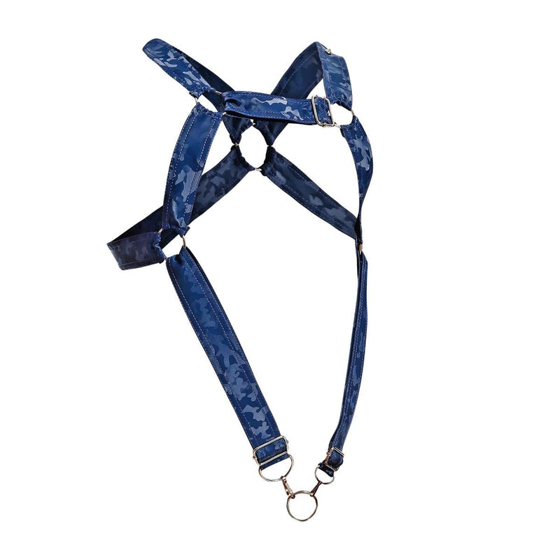 MOB DNGEON Cross C - Ring Harness One Size Adjustable Straps DMBL07 Navy - Camo3