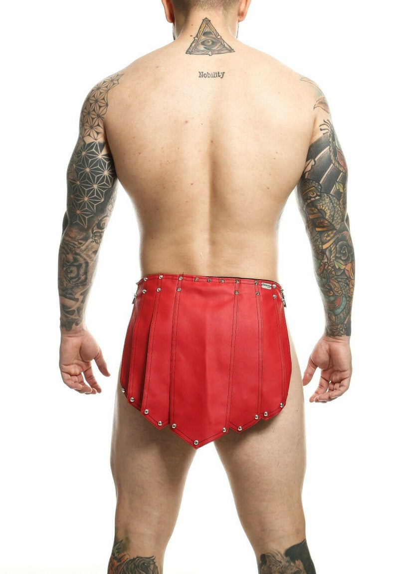 MOB DNGEON Skirt Eroticwear Mens Kilt Roman Skirts Fetish Red DMBL10 106