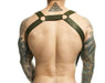 MOB DNGEON Straight Back Adjustable Harness O/S DMBL06 Army