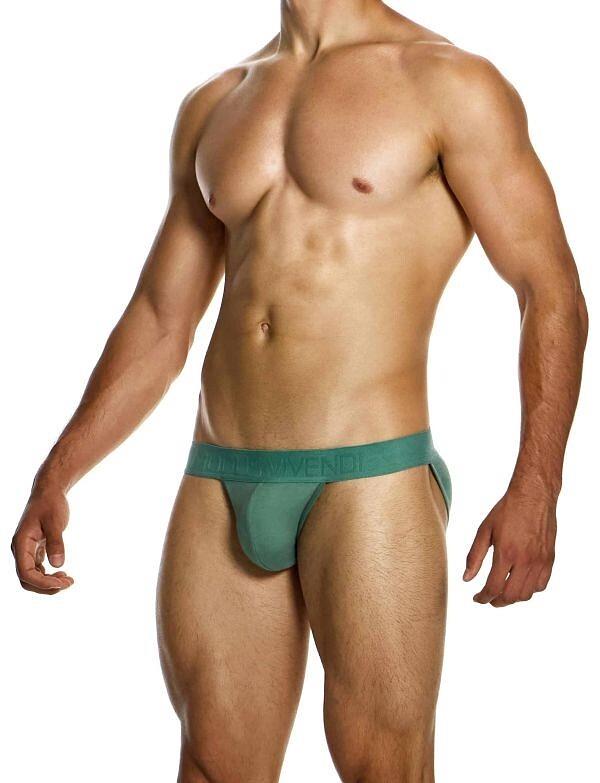 Modus Vivendi Bamboo Tanga Briefs Jacquard Moisture Absorption Khaki 13413 1911