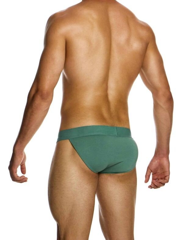 Modus Vivendi Bamboo Tanga Briefs Jacquard Moisture Absorption Khaki 13413 1913