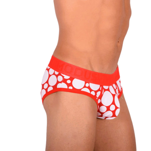 Modus Vivendi Brief Polka dot Slip Pour Homme Red 08812 391