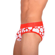 Modus Vivendi Brief Polka dot Slip Pour Homme Red 08812 3912