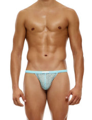 Modus Vivendi C Through T - String Perforated Semi - Transparent Light Blue 08017 B713