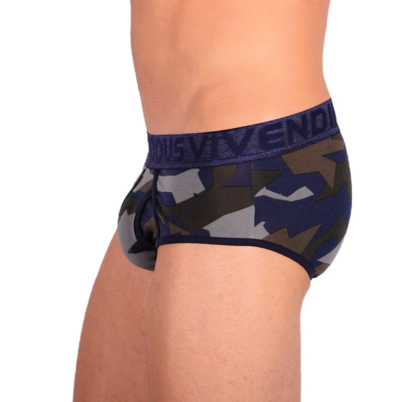 Modus Vivendi Camo Briefs Desert Line Soft Cotton Blue 11714 344