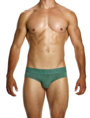 Modus Vivendi Classic Brief Bamboo Eco - Jacquard Briefs Khaki Green 13415 1843
