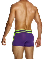 Modus Vivendi Cotton Boxer Sporty Classic - Cut Jacquard Knitted 12423 Purple2