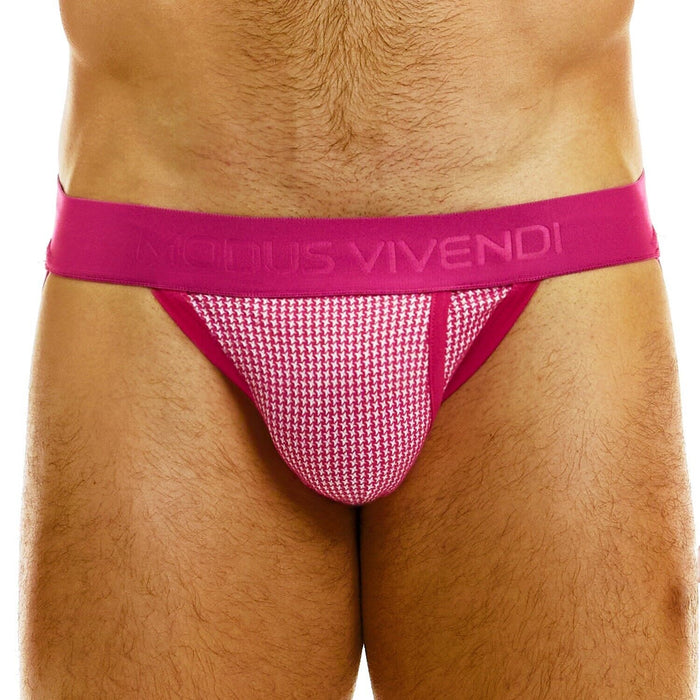 Modus Vivendi Country Jock Knitted Double - Ply Pouch Fushia Jockstrap 02211 B761