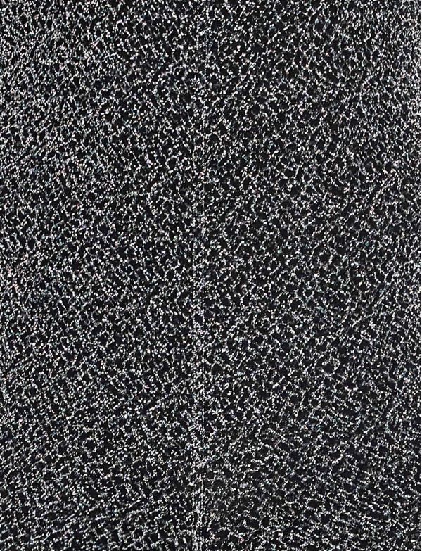 MODUS VIVENDI Crackled Thong Double Lurex Metallic Yarns Gray 25311 B824