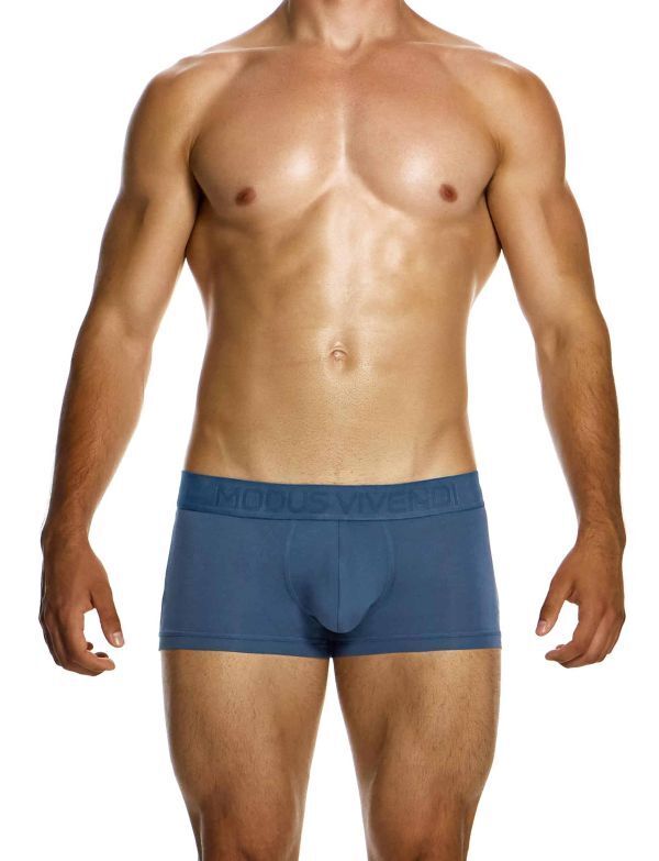 Modus Vivendi Eco Bamboo Boxer Trunk Regular Fit Jacquard Indigo 13422 483