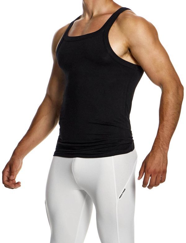 Modus Vivendi Eco Tank Bamboo Tanktop Tight Fit Sleeveless Black 13431 B841