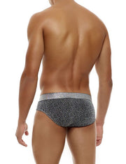 Modus Vivendi Exclusive Brief Extra Shiny Grey Lurex Yarns Waisband Silver 24214