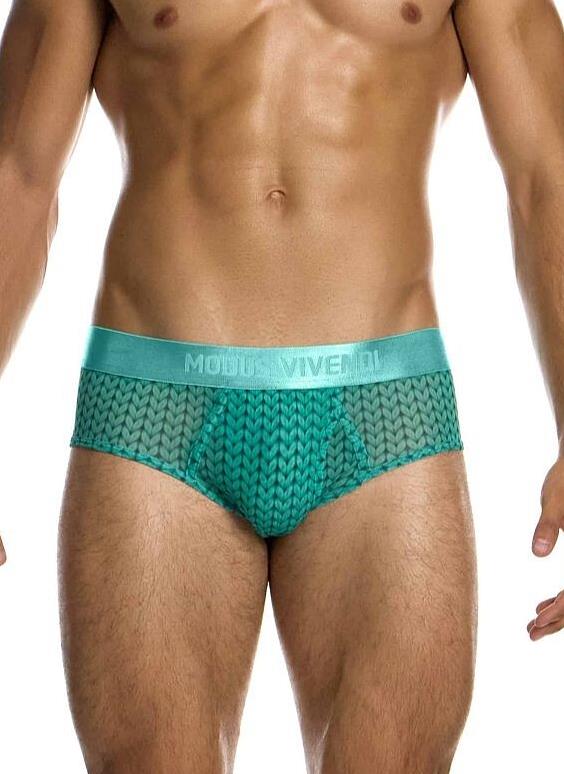 Modus Vivendi Illusion Classic Brief Semitransparent Mesh Two Tone Neon 04515 661